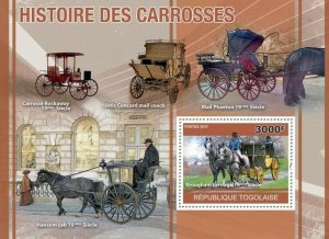 Togo 2010 MNH - History of Carriages. YT 433, Mi 3703/BL550