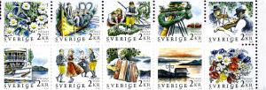 Sweden 1681-90  Pane of 10 MNH SCV $ 20.00