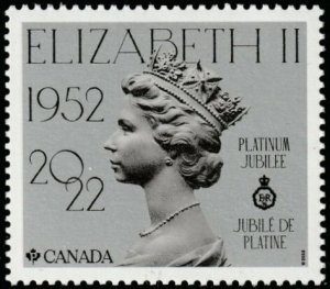 Canada 2022 MNH Stamps Scott 3317 Queen Elizabeth II Platinum Jubilee