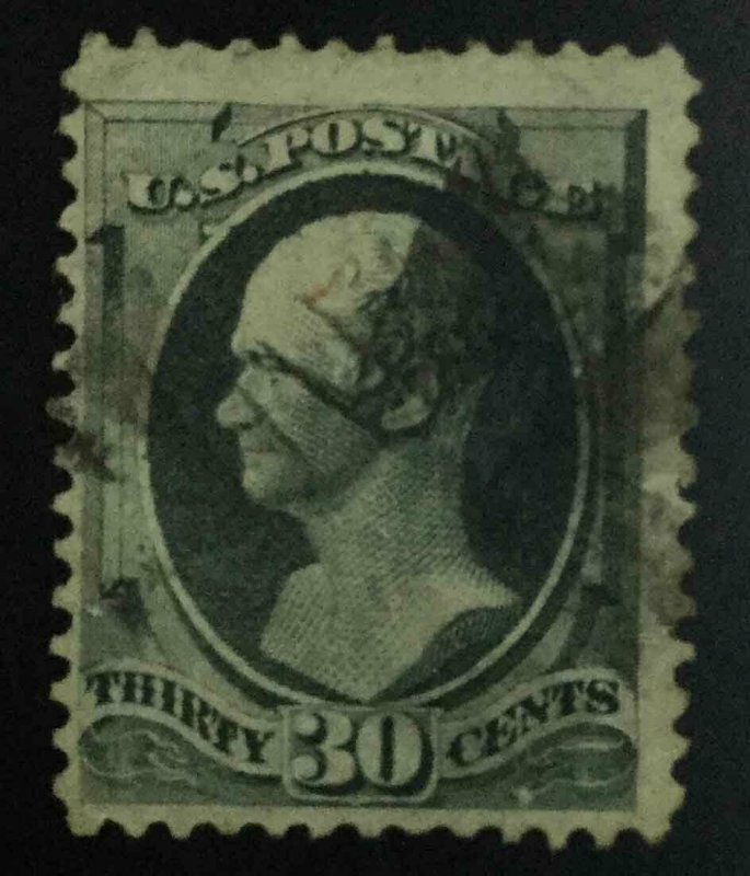 MOMEN: US STAMPS #154 USED LOT #52061-1
