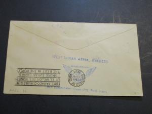 Haiti 1928 West Indian Air Exp Cover 2-21-28 / BL Rowe Signed - Z3658