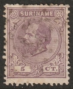 Suriname 1873 Sc 5 used