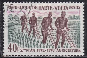 Burkina Faso 279 Plowers in the Field 1972