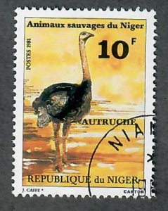 Niger #537 Ostrich used single