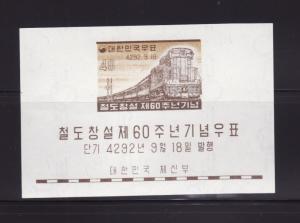Korea 293a Set MNH Train