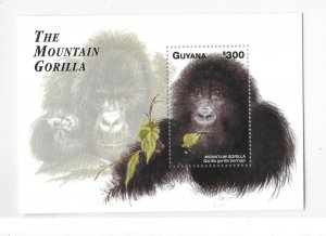 Guyana 1998 Mountain Gorilla S/S Sc 3333 MNH C8