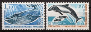 FSAT TAAF 67-68 MNH Marine Life Whales Dolphins Polar ZAYIX FSA-S0060M