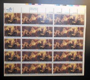 1976 Signing Declaration of Independence MNH Sc 1694a mint sheet of 50 Typical