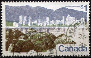 Canada; 1977: Sc. # 599a: O/Used Perf. 13 1/2 Single Stamp