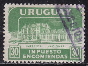 Uruguay Q91 Parcel Post Stamp 1960