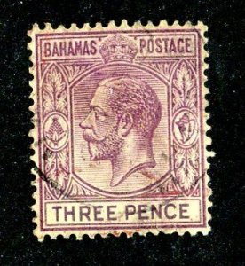 1931  Sc #76 used cv.$20 ( 679 Bahamas )