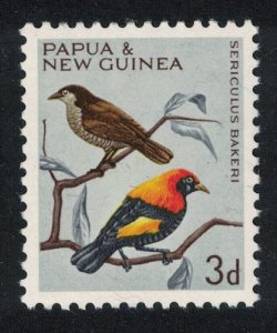 Papua NG Adelbert Bowerbird Bird 3d 1965 MNH SG#62