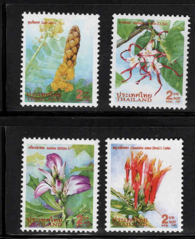 Thailand  Scott 1777-1780 Flower MNH** 1997 stamp set