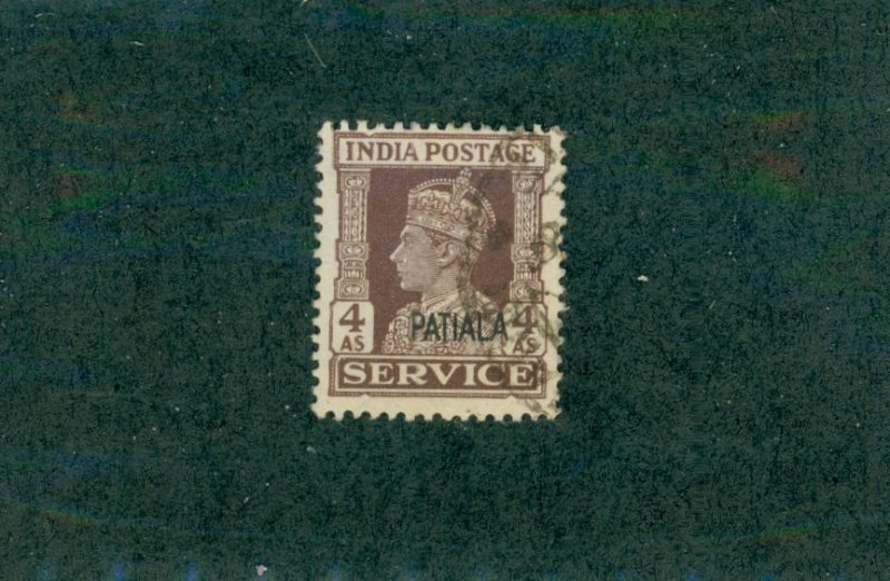 INDIA PATIALA STATE 072 USED CV $3.75 BIN $2.00