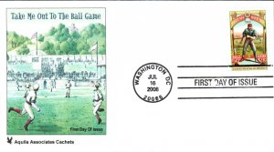 #4341 Take Me Out to the Ballgame Aquila FDC