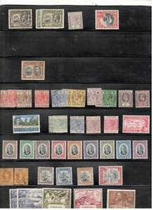 GRENADA COLLECTION ON STOCK SHEET, MINT/USED