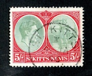 1946 St Kitts Sc#88b used ( 1377 BCX2 )