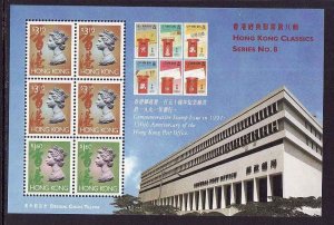 Hong Kong-Sc#651l-unused NH sheet-Definitives-