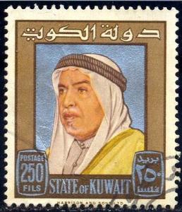 Sheik Abdullah, Kuwait stamp SC#242 used