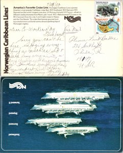 Bahamas, Picture Postcards, Ships, Marine Life
