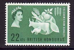 British Honduras-Sc#179- id7-unused NH Omnibus QEII set-Freedom from hunger-