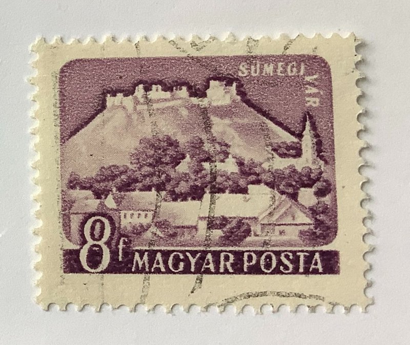 Hungary 1960 Scott 1282 used - 8f, Sümeg castle