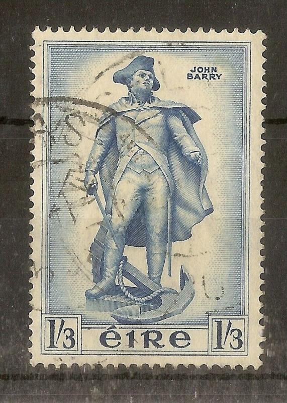 Ireland 1956 1/3d Commodore Barry SG163 Fine used