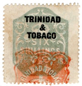 (I.B) Trinidad & Tobago Revenue : Duty Stamp 6/-