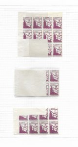 CENTRAL LITHUANIA 1920 POSTAGE DUE COLLECTION WITH ERRORS