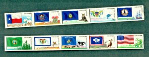 4323- 4332 FLAGS OF OUR NATION (SET 6 with Pl# ) ( Ships with Tracking) 2012 MNH 
