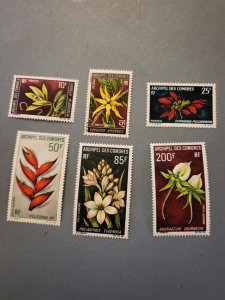 Stamps Comoro Scott #80-2, C26-8 h