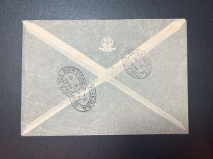 1936 Germany LZ 129 Hindenburg Zeppelin Airmail Cover to Amsterdam Netherlands