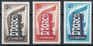 Luxembourg 1956 Europa set of 3 unmounted mint sg609-11 cat £425 [ref 274/3121 