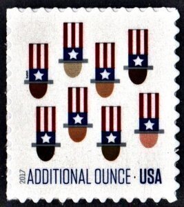 U.S.#5174 Uncle Sam Hats 21c Single, MNH (2017)