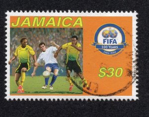 Jamaica 2004 $30 FIFA Issue, Scott 991 used