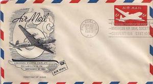 United States, First Day Cover, Airmail, Postal Stationery