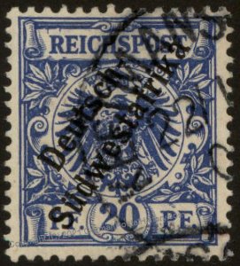 German 1898 SW Africa KEETMANSHOOP DSWA Mi8 Overprinted Deutsches Reich 104232