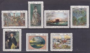 Cuba 1669-75 Mint 1972 Paintings in the National Museum Set of 7