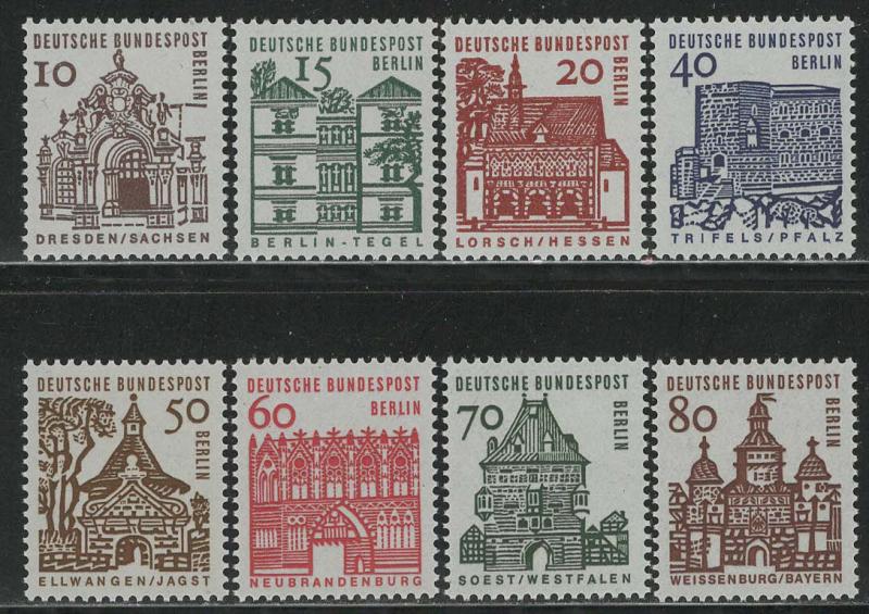 Germany Berlin Scott # 9N215 - 9N222, mint nh, cpl set