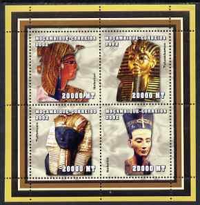 Mozambique 2002 Kings & Queens of Egypt perf sheetlet...