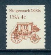 2228 4c Stagecoach Fine MNH Dry Gum