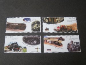 Argentina 1997 Sc B176-9 Train set MNH