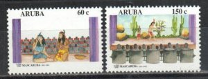 Aruba Stamp 205-206  - Mascaruba