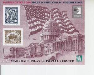 2006 Marshall Is Washington Exhibition SS (Scott 882u) MNH