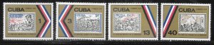 Cuba 1854-1857 15th Anniversary of Revolution set MNH