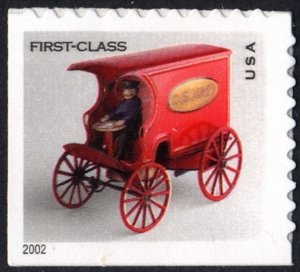 SC#3626 (37¢) Antique Toys: Toy Mail Wagon Booklet Single (2002) SA