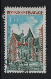 France  #1374  used  1973  Amboise 1fr