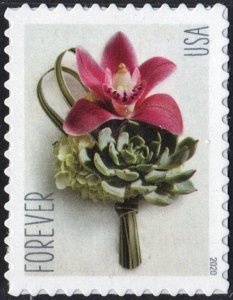 SC#5457 (55¢) Contemporary Boutonniere Single (2020) SA