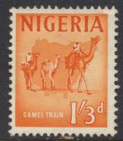 Nigeria  SG 97 SC# 109 Used 1961 Definitive Hornbill please see scan