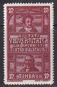 Romania (1931) Revenue: Help University from Bucharest to build its building MH